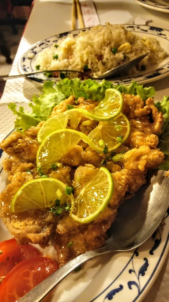 Poulet Frit Sauce Citron